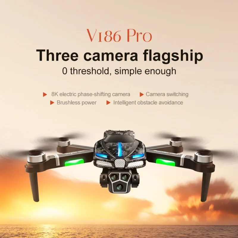 New V186 Pro Drone Professiona - Drone Camera Professional review and price