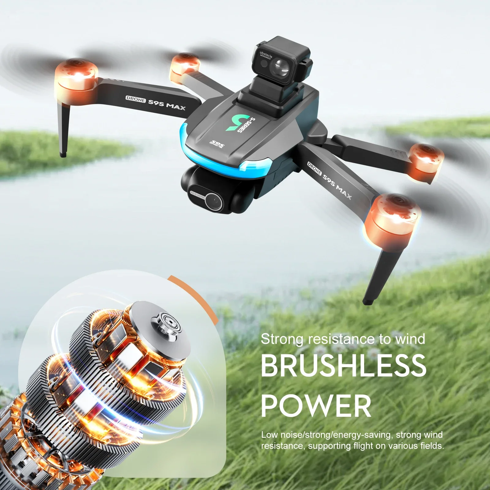 NEW S9S MAX MINI Drone 4K 2-Ax - Drone Camera Lens review and price