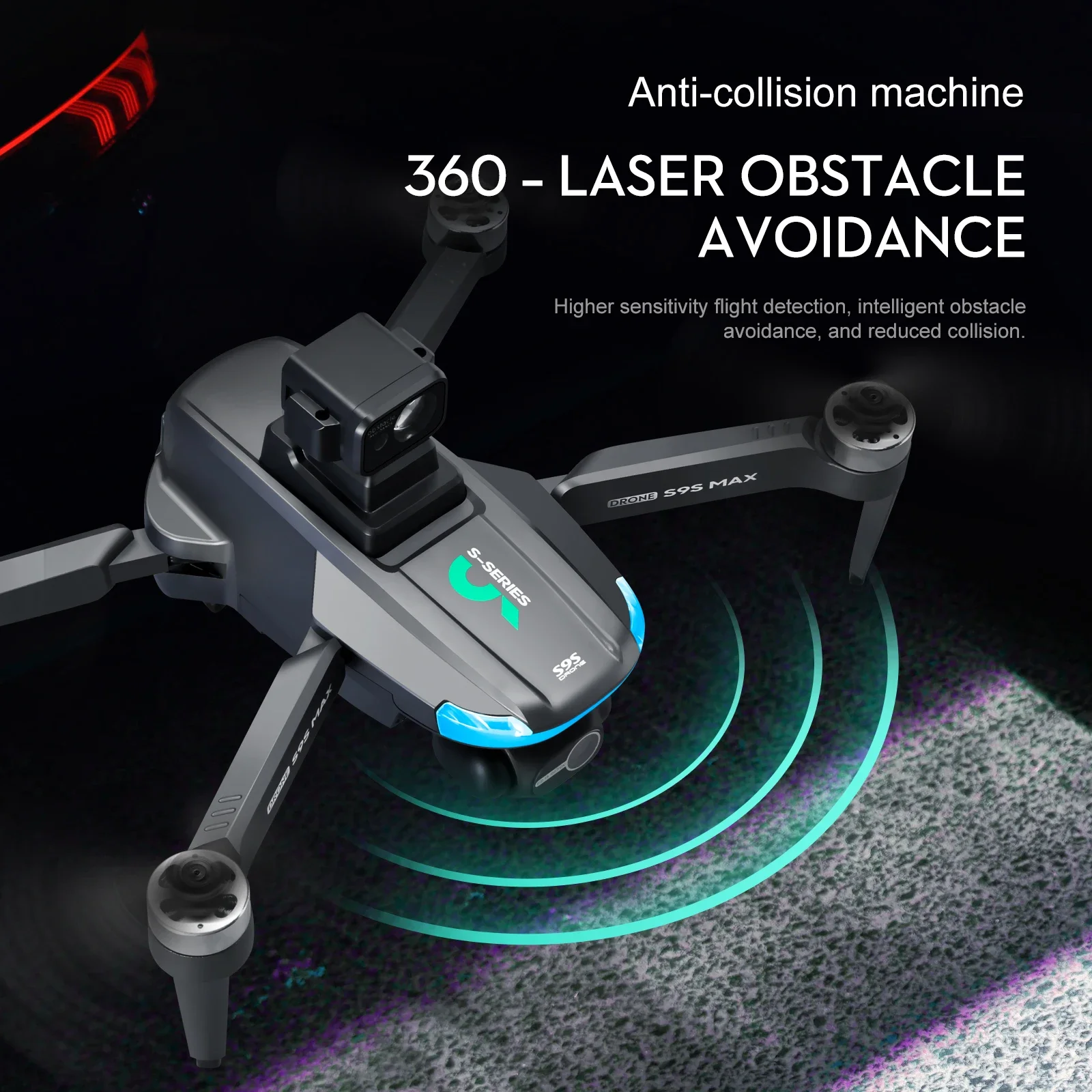 NEW S9S MAX MINI Drone 4K 2-Ax - Drone Camera Lens review and price