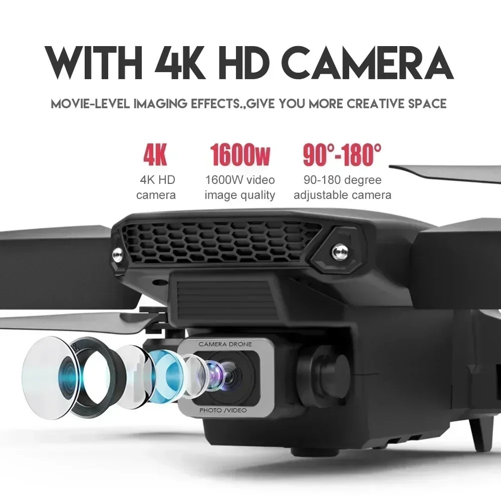 E88 Pro WIFI FPV Drone Wide An - Drone Camera Mount review and price